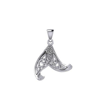 Mermaid Celtic Tail Sterling Silver Pendant TPD5473 - Jewelry